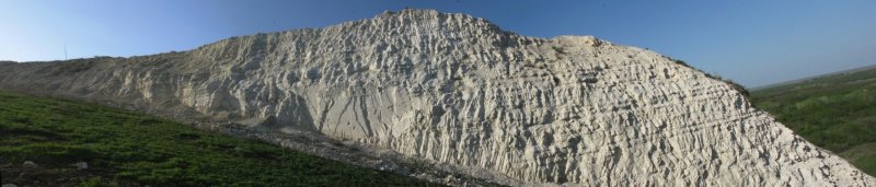Панорама стены разреза.