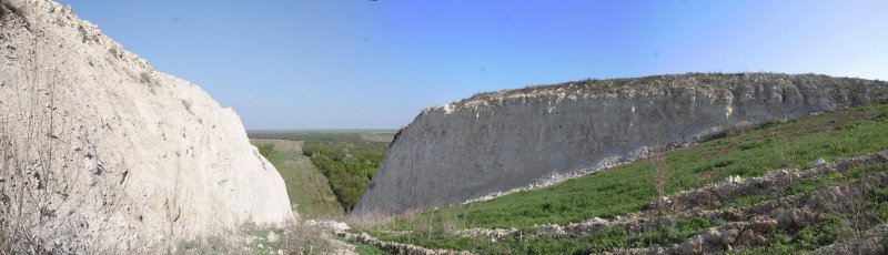 Панорама разреза сверху.