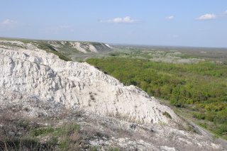 Вид на дорогу и разрезы.