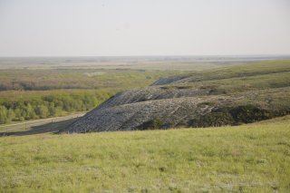 Складки гор.