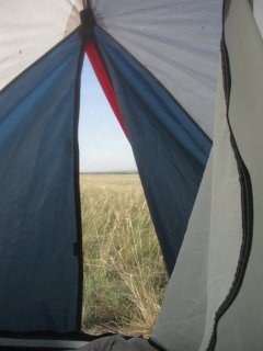 Вид из палаткаи.