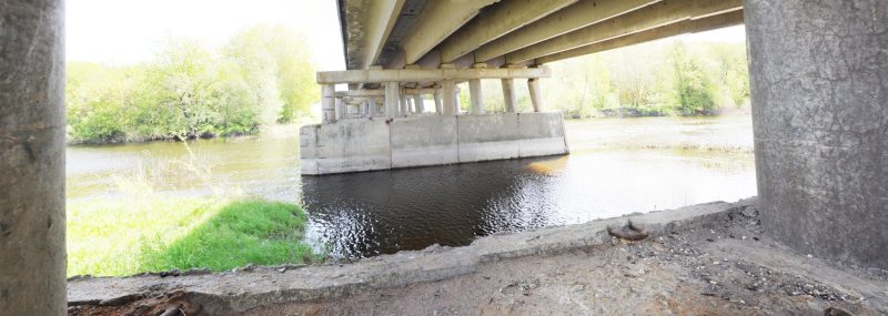 Панорама подмостного пространства.