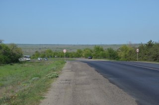 Поворот в районе реки Пичуги.