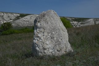 Меловая глыба.