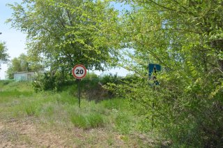 Ольховка. Трактородром. Знаки.
