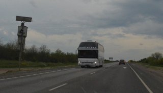 Встречный автобус Волгоград-Москва.