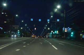 Волгоград. Перекрёсток проспекта Ленина и Глазкова.