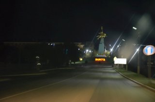 Калмыкия. Ночная Элиста.