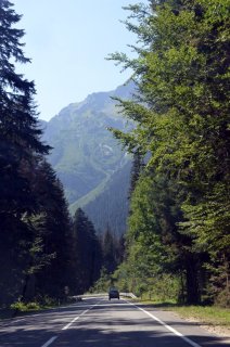 Дорога у Домбая.