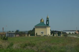 Псыж. Мечеть на выезде.