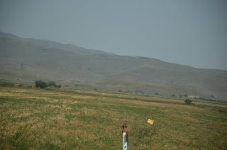 Орёл на столбе. Предгория Стрижамента.