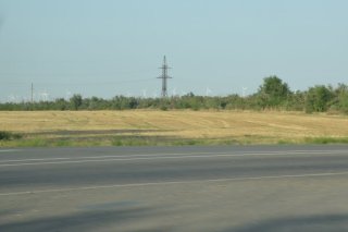 Ветряки Ипатовской ВЭС.