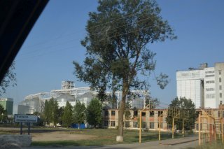 Ипатовский комбинат хлебопродуктов. Въезд на пробоотборник.