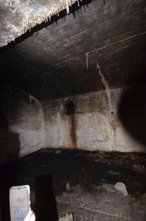 Основное хранилище порохового погреба.