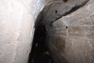 Тоннель в пороховом погребе.
