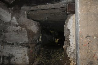 В форте возле входа.