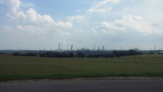 Вид на промзону Гродно.