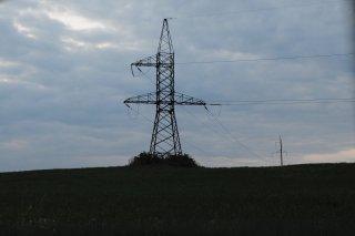 Линии электропередач.