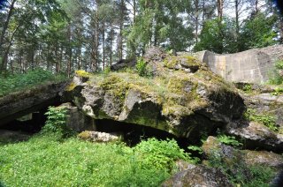 Обрушенная кровля форта.
