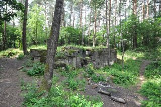 Западная часть форта.