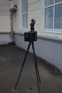 Суслик на фотокамере.