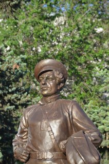 Памятник казачеству. Казак.
