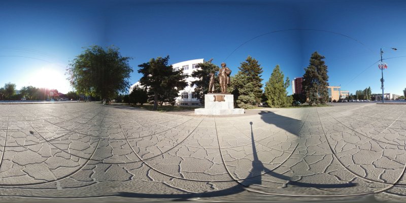 Сферическая панорама памятника.